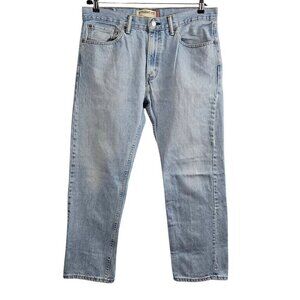 Levi's Straight Fit Men's Rare Registered Blank Red Tag 505 Denim Jeans 35x30
